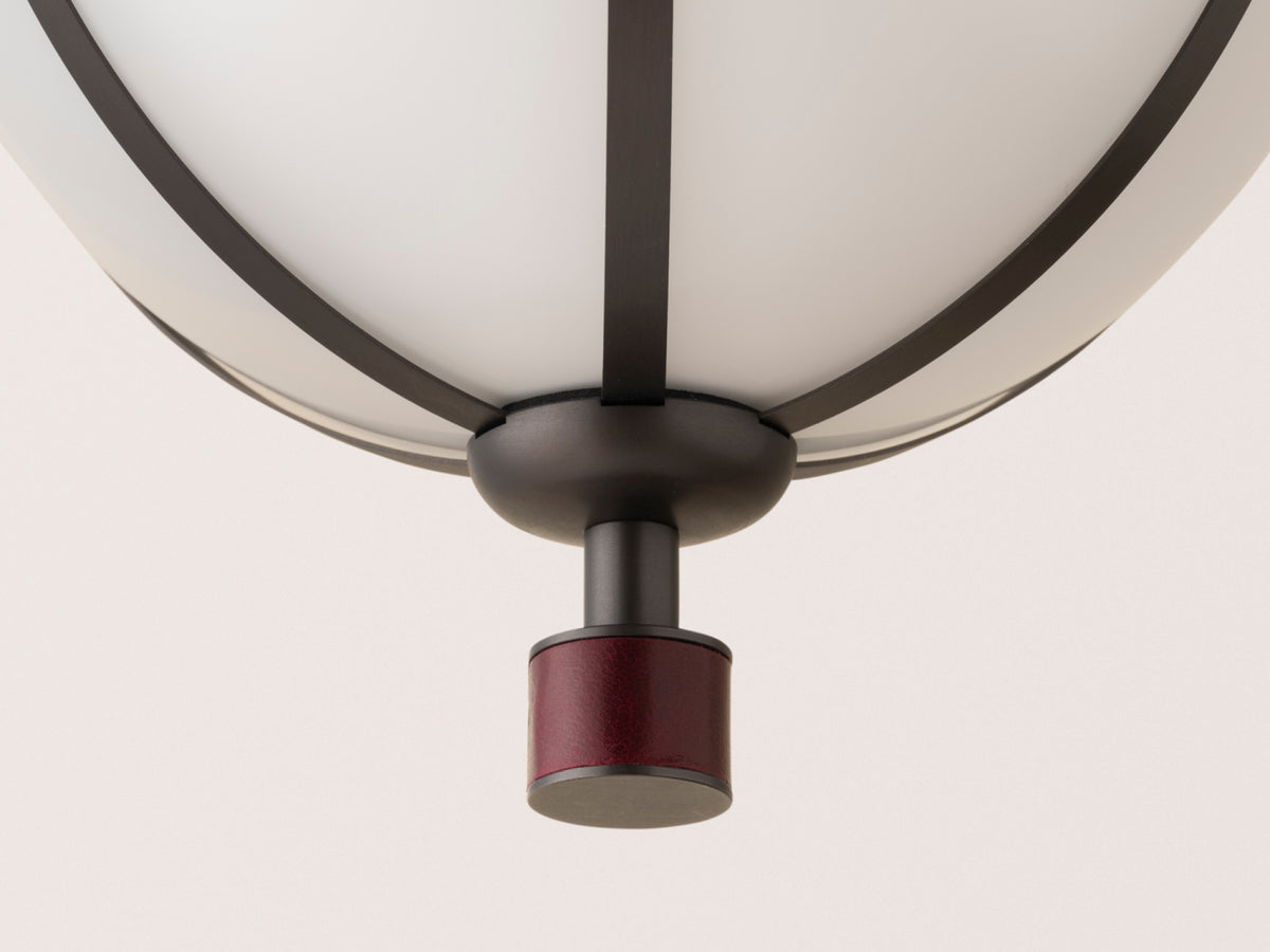 Rib Pendant – Small Ellipse
