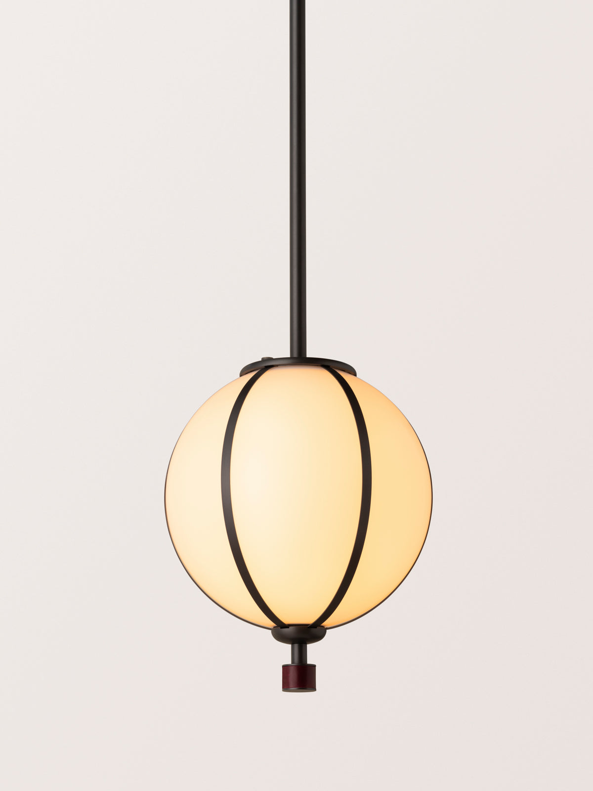 Rib Pendant – Small Ellipse