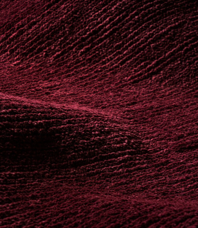 Ribbed in Cochineal