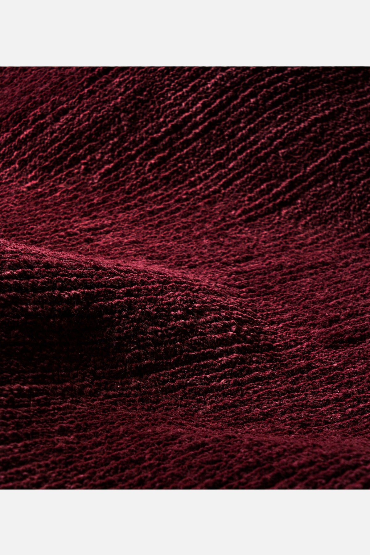 Ribbed in Cochineal
