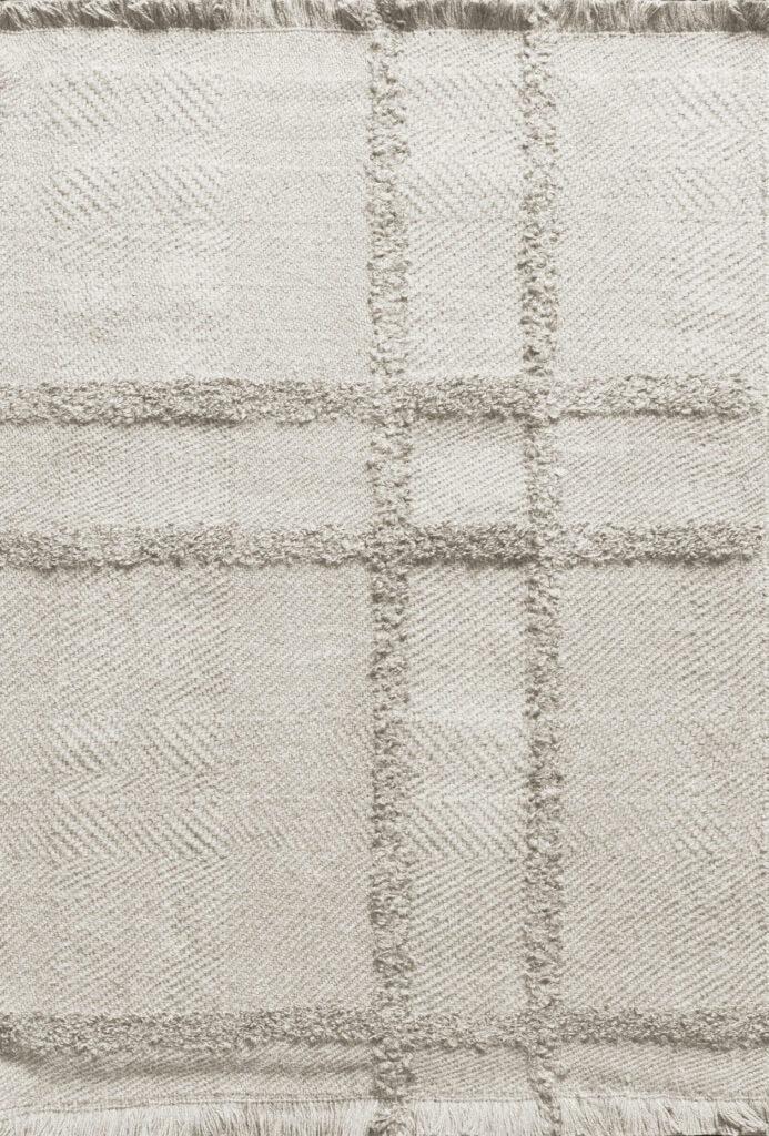 Shadow Plaid in Natural White
