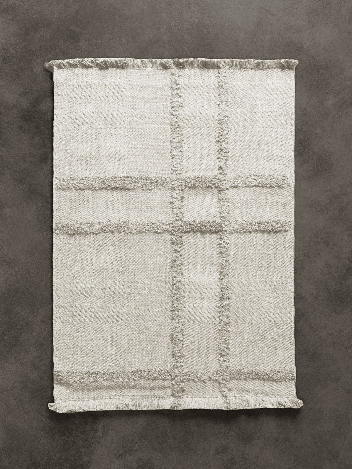 Shadow Plaid in Natural White