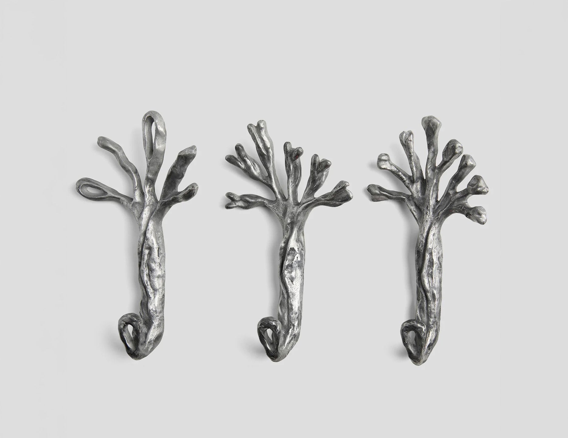 Sylva Hooks Set of 3 in Aluminium