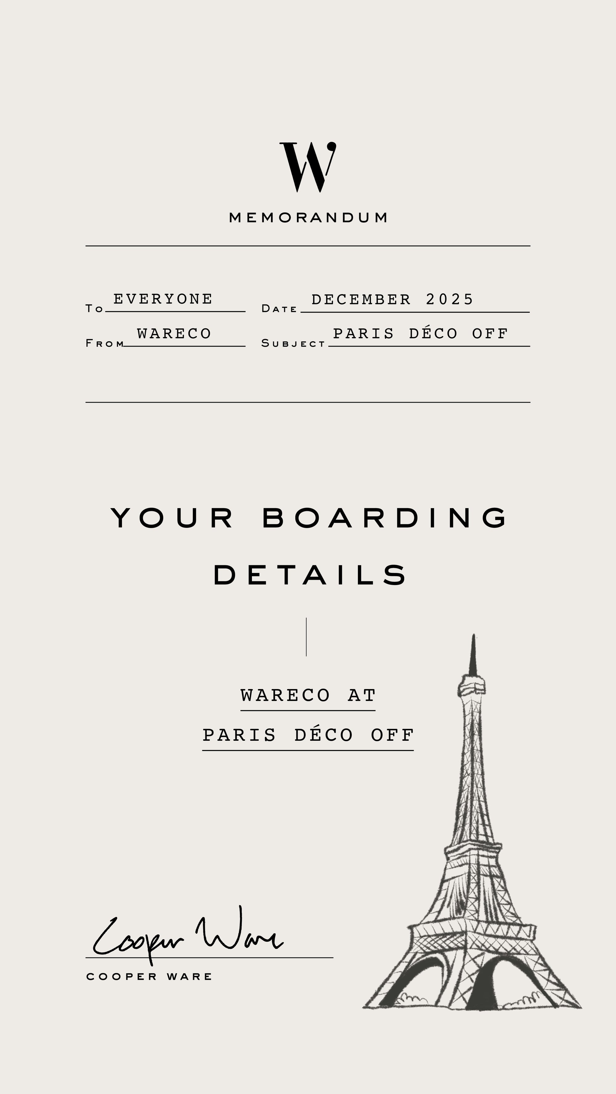 Wareco in Paris 12-25 #1