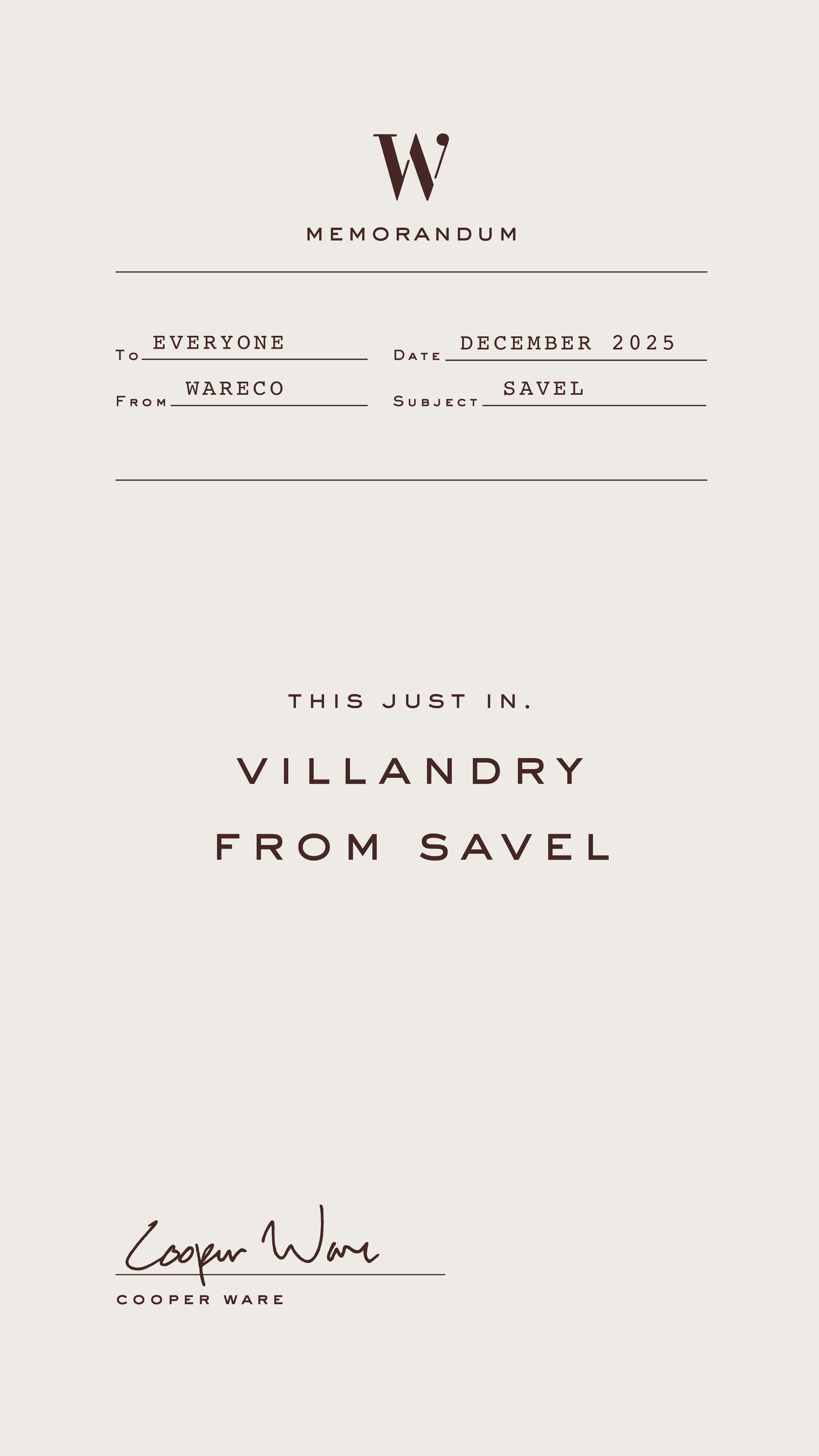 Villandry 11-25 #1