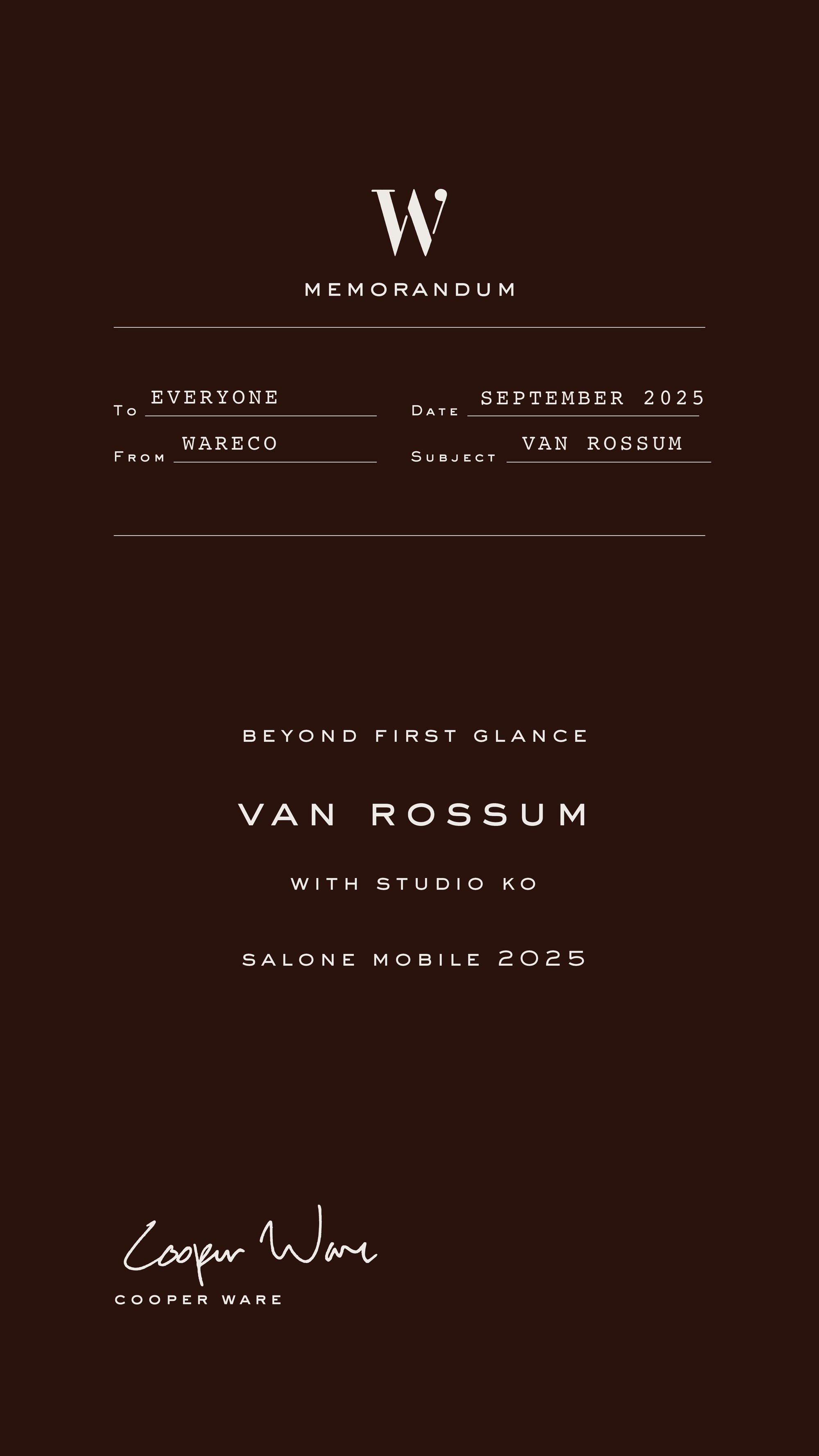 Van Rossum with Studio Ko - 1