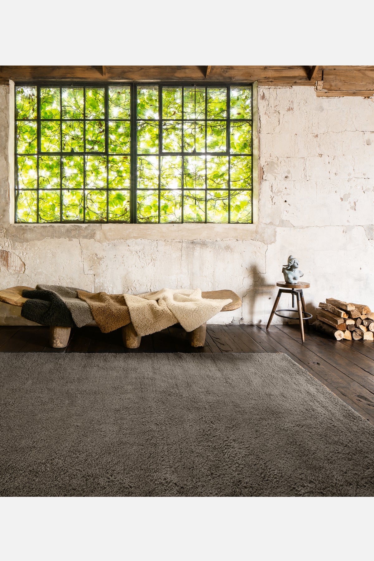 Fleece in Warm Grey