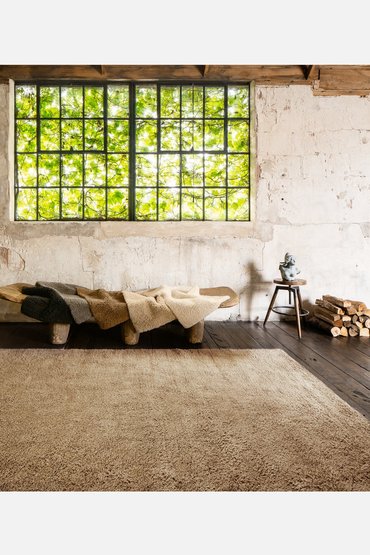 Fleece in Tan