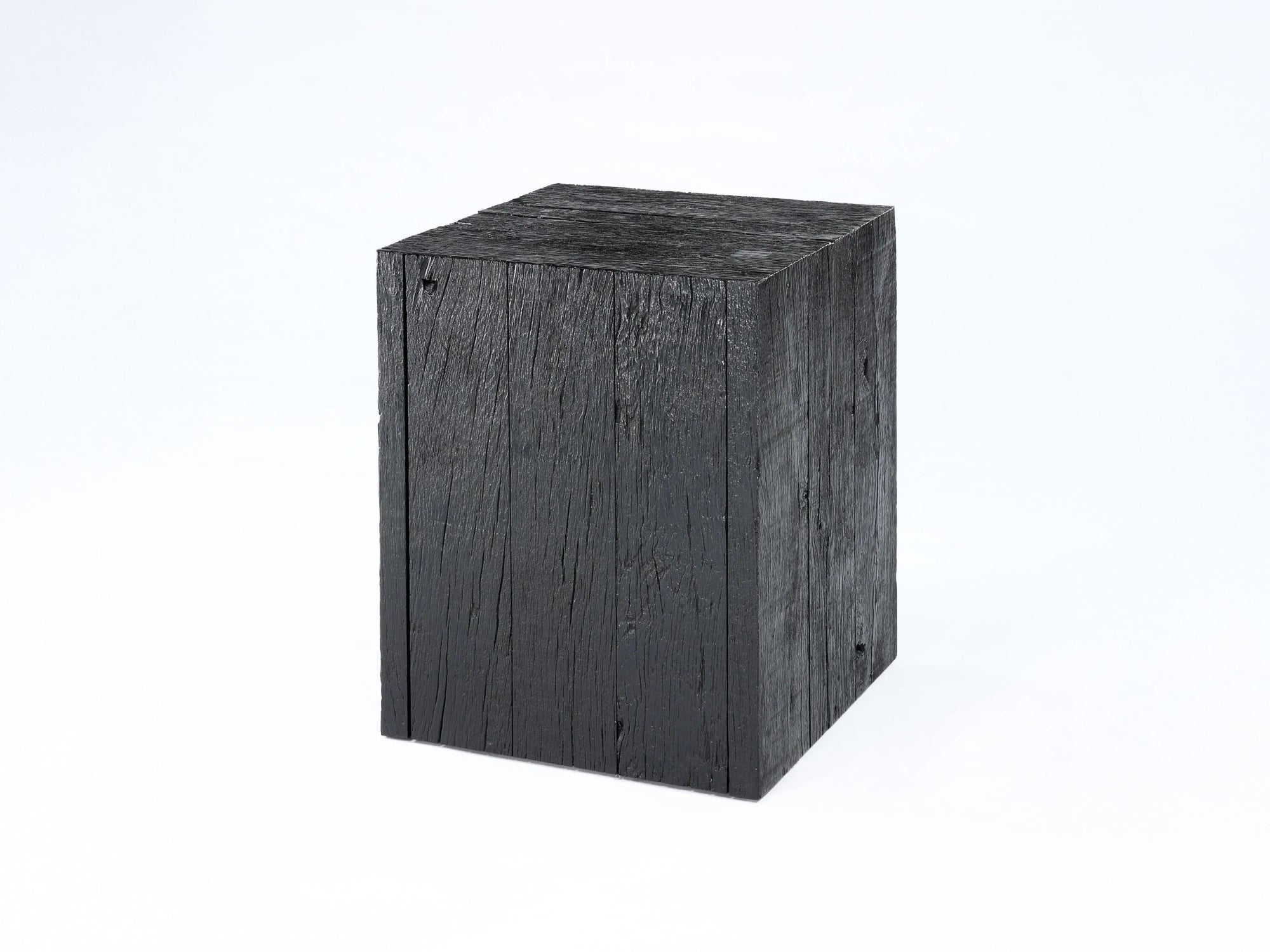 Ebonised Oak Plinth with Door