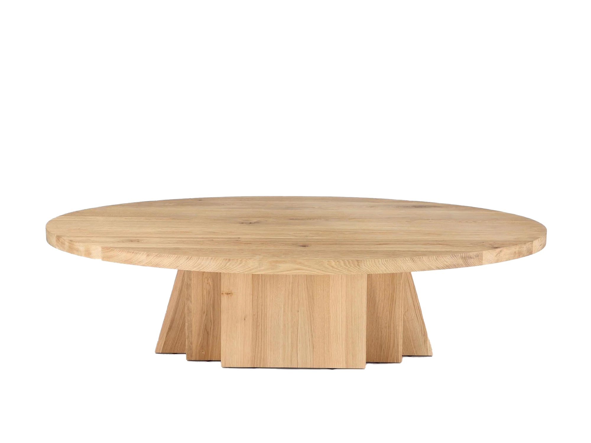 Low Oval Coffee Table