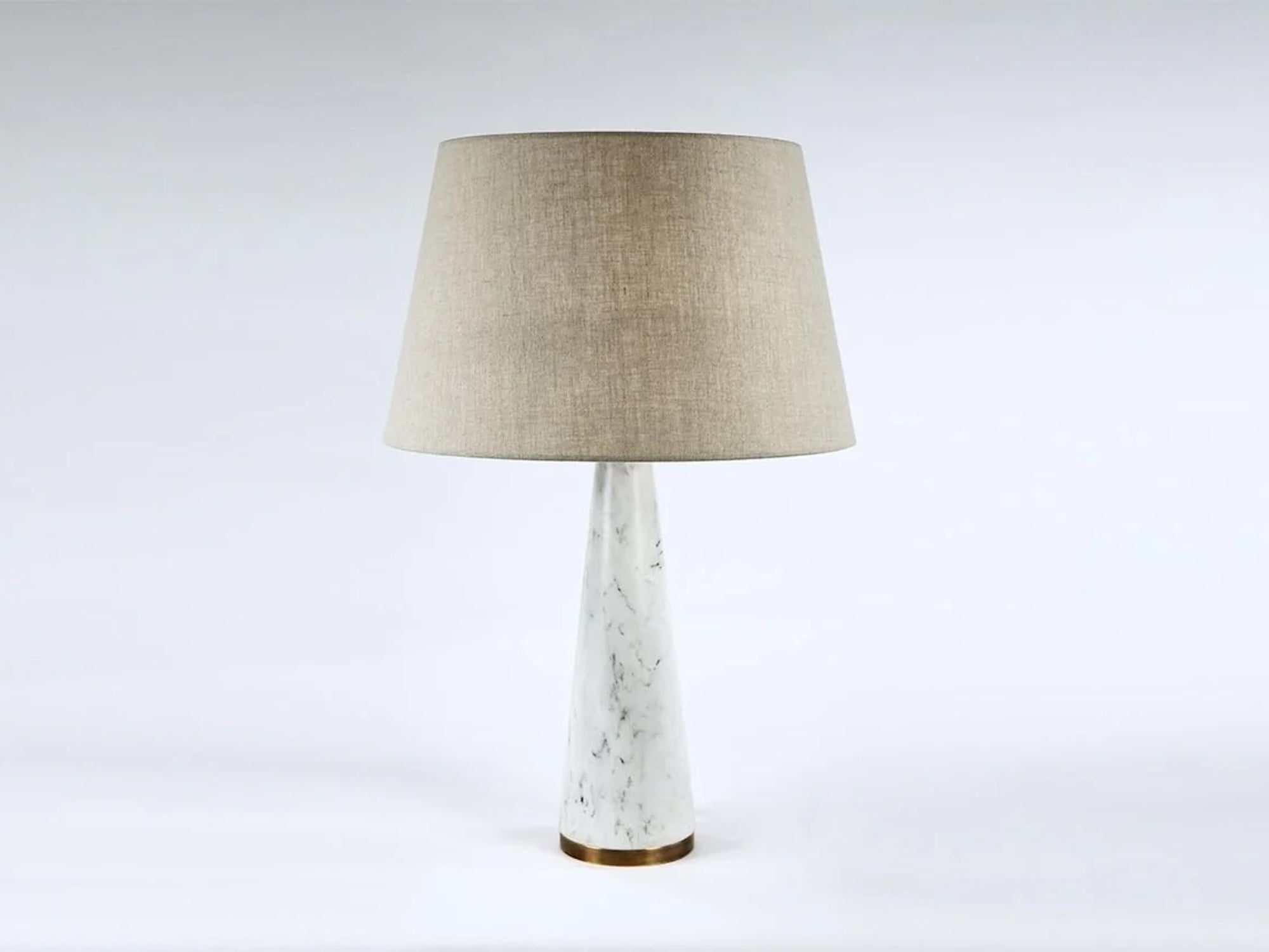 MARBLE CONE LAMP