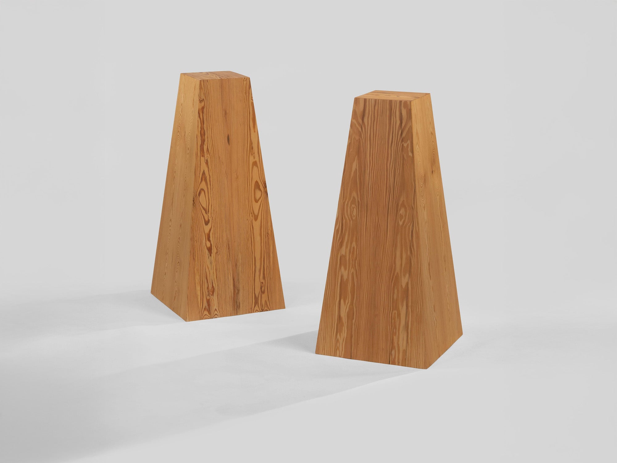 Sculptural Pine Plinth