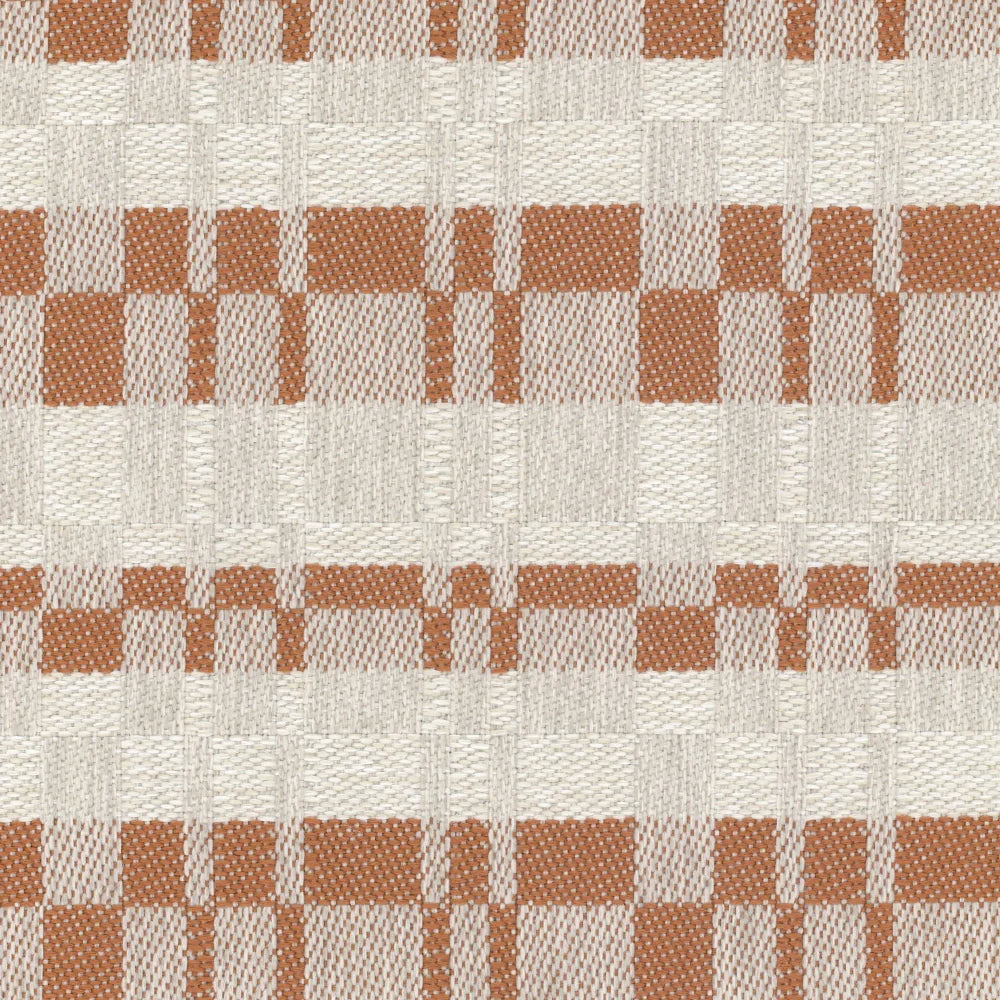 Indoor-Outdoor Commune Shaker Plaid in Terra