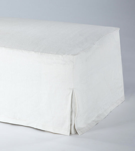 Upholstered Ottoman with Loose Cover