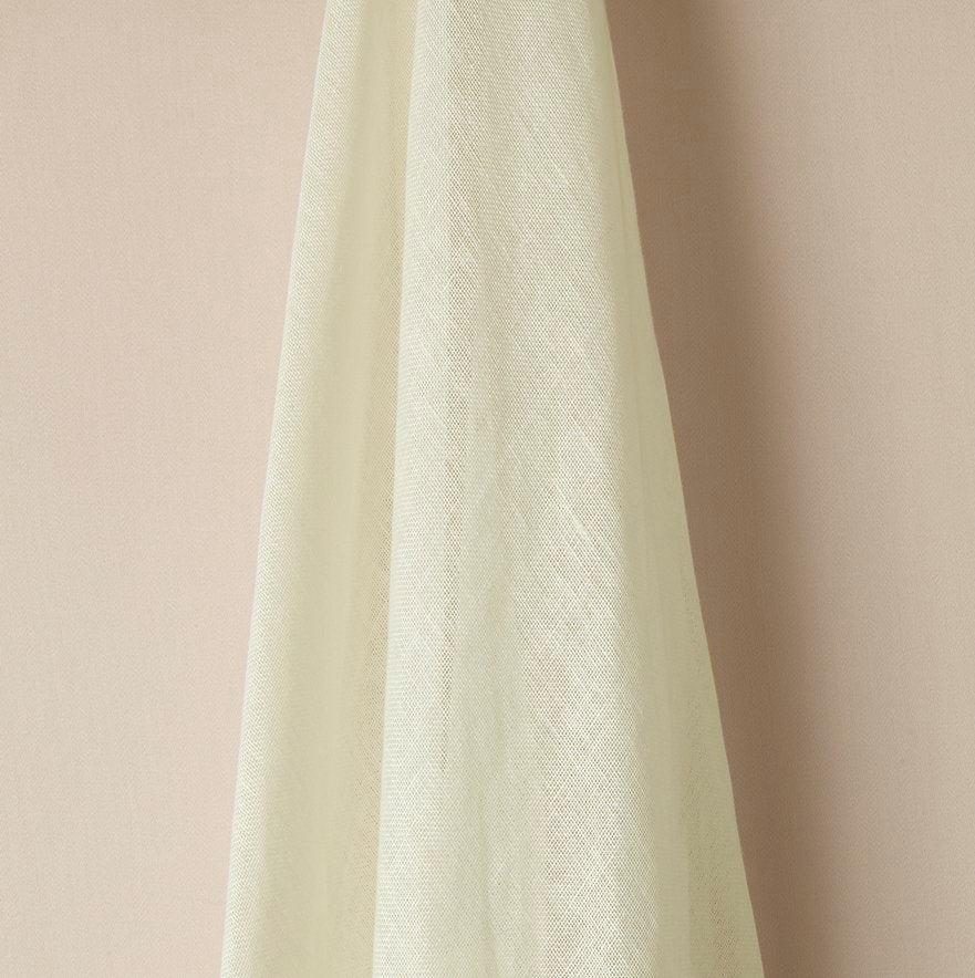 SHEER LINEN IN SNOW (DOUBLE WIDTH)