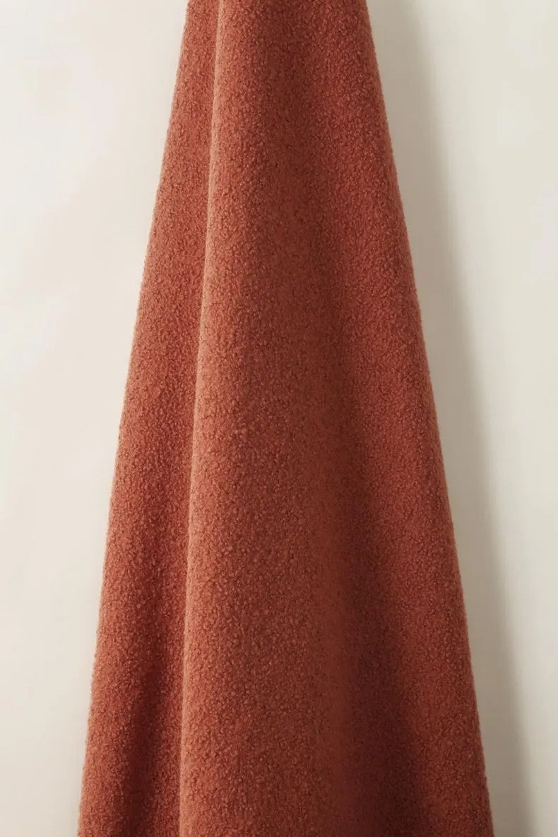 TEXTURED WOOL IN PAPRIKA