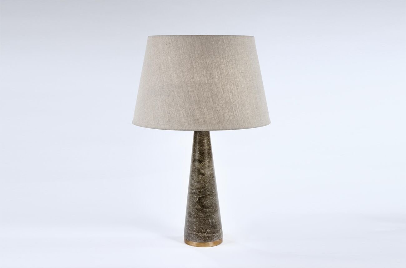 MARBLE CONE LAMP